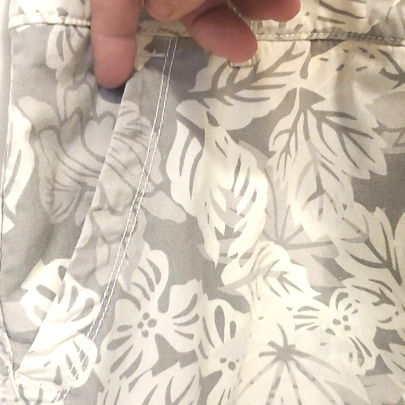 Kikit Jeans skorts size 14 floral tropical print - Picture 6 of 10